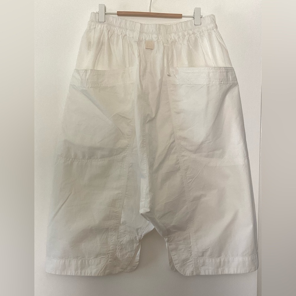 Free People Womens White Cotton
Pocket Baggy Slouchy Marbella
Crop Harem NWOT - Picture 3 of 4